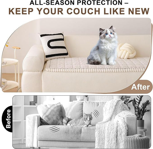 OTOB Couch Covers for Dogs Washable, Non Slip Plush Fuzzy Sofa Slipcovers Dog - Image 2