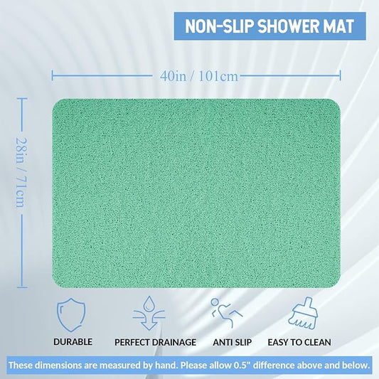 Non-Slip Bathtub Mat, Anti Slip Shower Mat, Fast Drying Bathtub Mats, Foot - Image 2