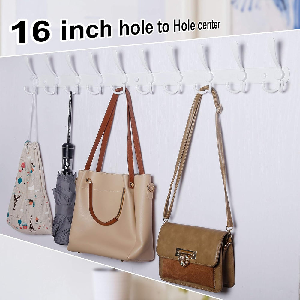 WEBI Coat Rack Wall Mount,37 5/8" Long,10 Hooks,Coat Hooks Wall Mounted,...