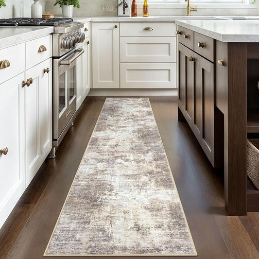 IOHOUZE Abstract Runner Rug 2x8 Ft Washable Runners - Image 2