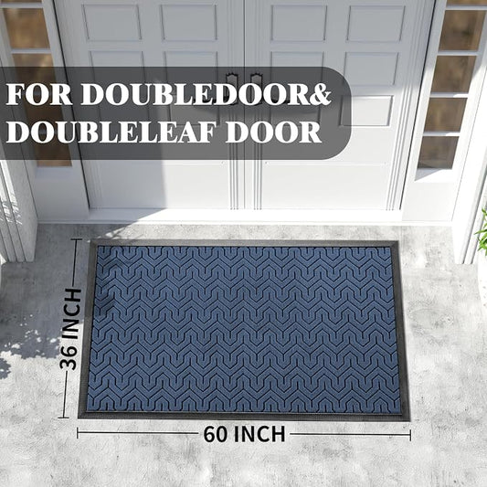 Yimobra Extra Large Door Mat Outside Entrance 60x32, Waterproof Heavy Duty - Image 2