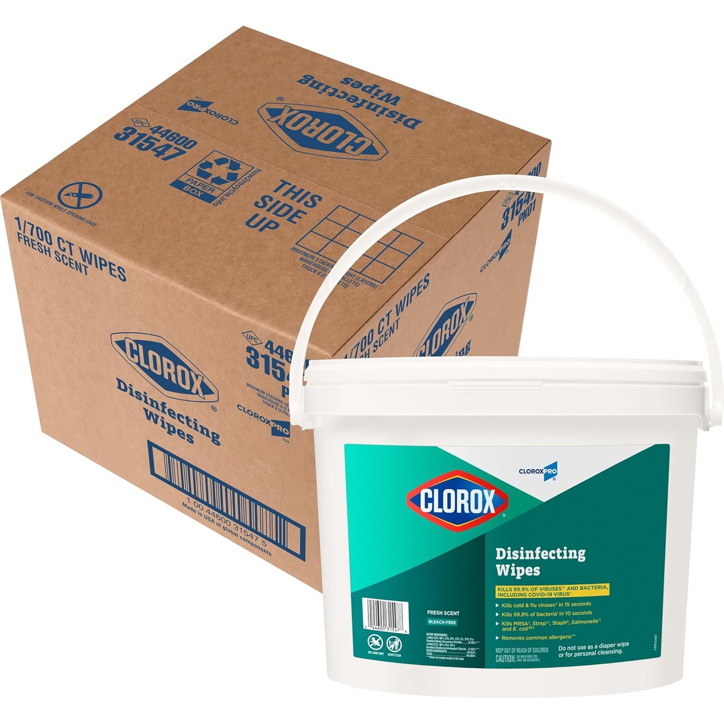 CloroxPro Disinfecting Wipes, Fresh Scent, 700 Count