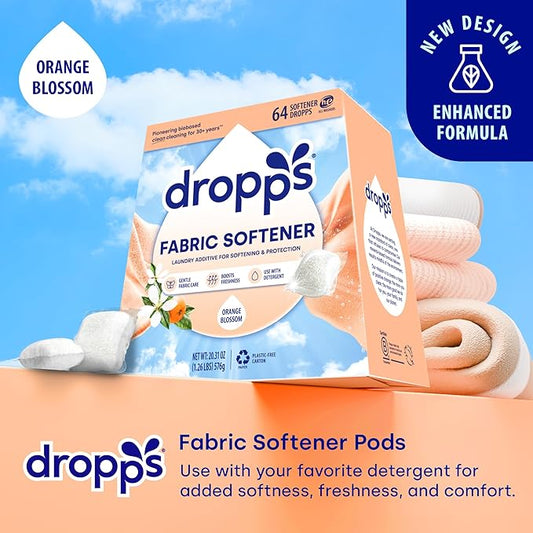 Dropps Laundry Fabric Softener Pods, Soft Fabrics - Image 2