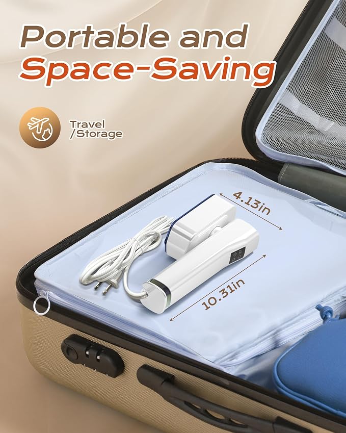Dovety Steamer for Clothes, Portable Handheld Travel Steamer, Clothing Wrinkles - Image 7