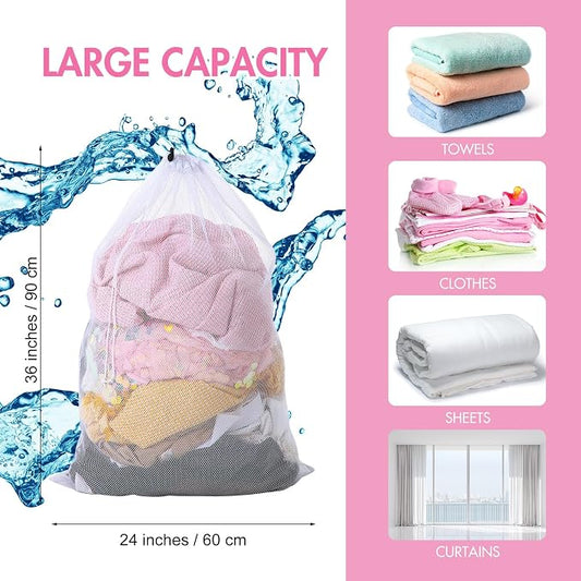 Berlune 30 Pack 24 x 36 Inches Large Mesh Bags - Image 2