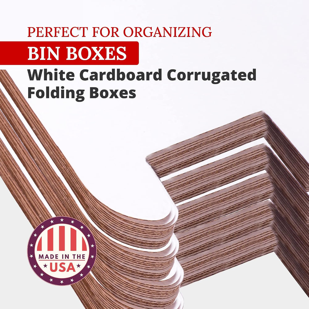 Partners Brand PBINMT212 Open Top Bin Boxes, 2" x 12" x 4 1/2"...