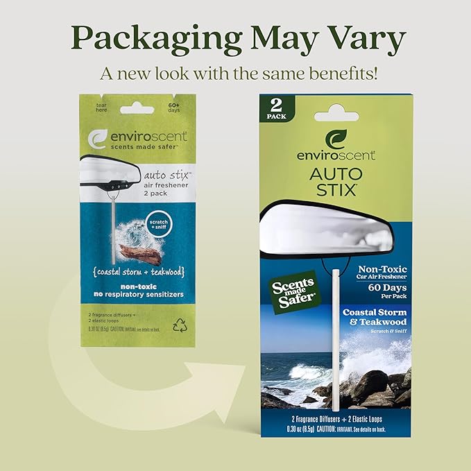 Enviroscent Non-Toxic Car Air Freshener Natural Car Air Freshener | Essential - Image 6
