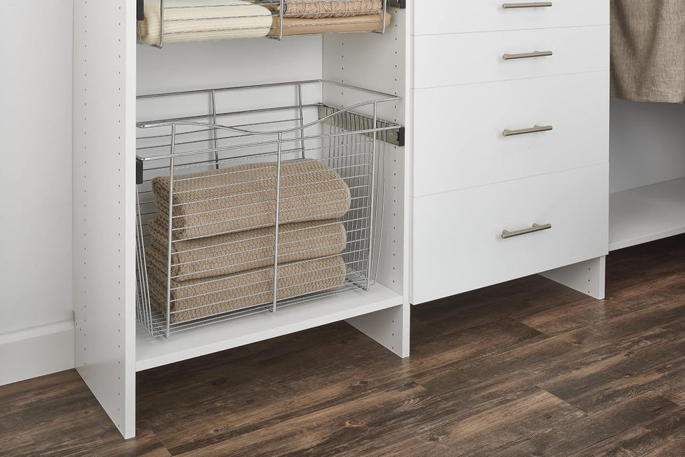 REV-A-SHELF Chrome 18" Wire Pullout Basket for 14" Deep Closet - 18...