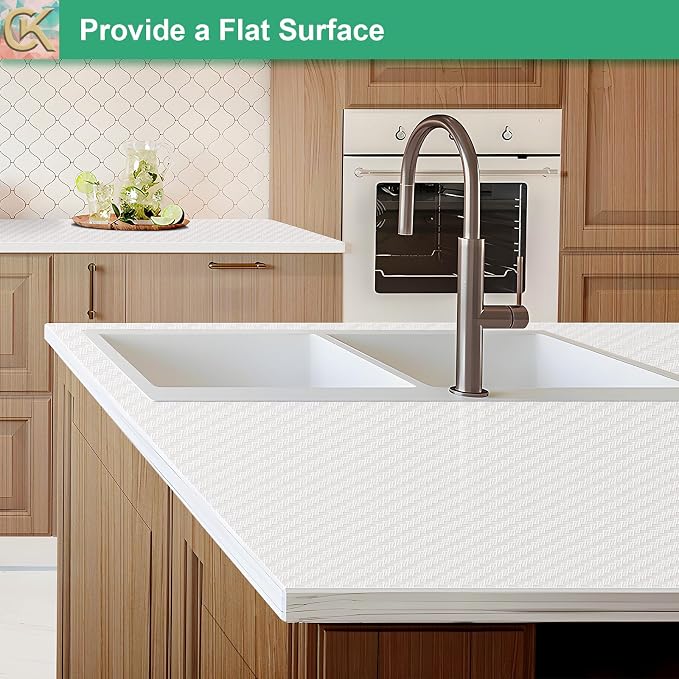 Self-Adhesive Shelf Liner Kitchen Liner, Waterproof Backed Paper Easy Peel and - Image 7