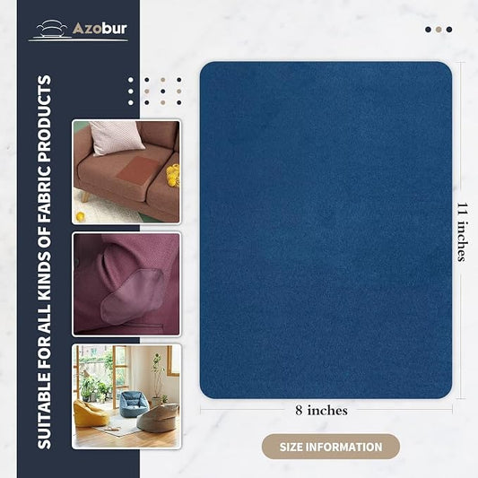 Azobur Velvet Patch, Self-Adhesive Rectangular Flannel Fabric Patch, Automotive - Image 2
