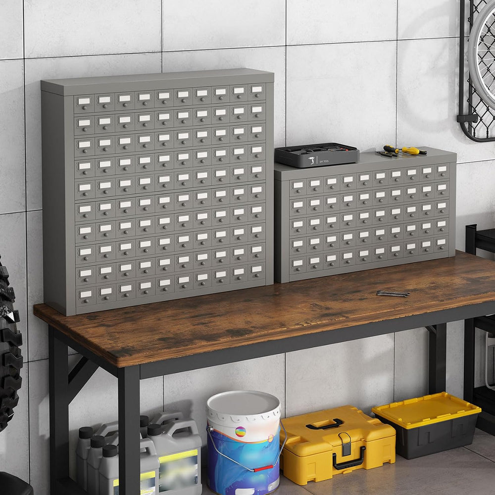 50 Drawer Steel Parts Storage Cabinet With Dividers For Organizing Hardware