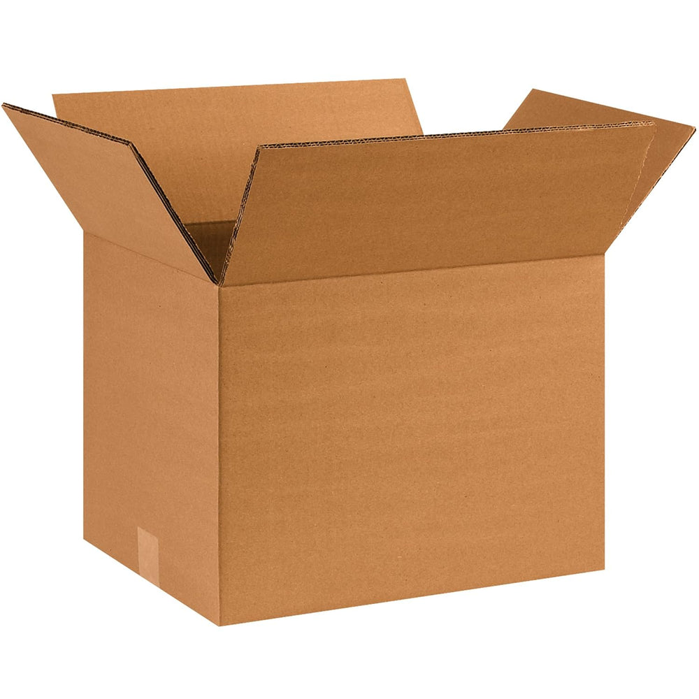 BOX USA Shipping Boxes Medium 16"L x 12"W x 12"H 15-Pack, Card...