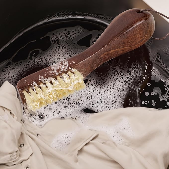 TAKAVU Laundry Stain Brush Set of 2 – Clothes Cleaning Brushes - Image 7