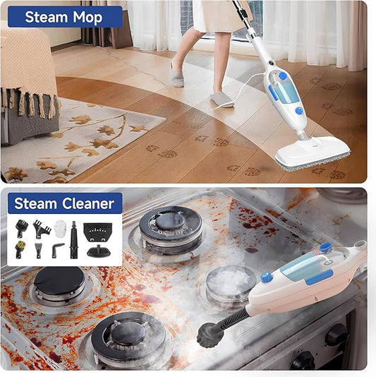 Steam Mop for Floor Cleaning, 10in1 Multi Purpose Handheld Steamer Cleaner - Image 2