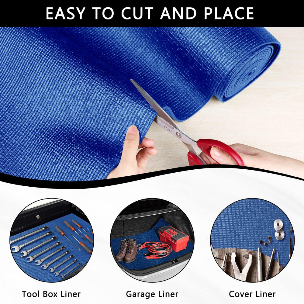 Foam Toolbox Liner Drawer Liner, Non-Slip Shelf Liners 18" W x 288"...