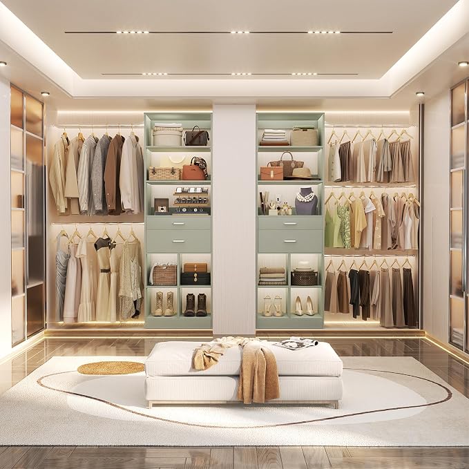 Closet System, 4-8 FT Closet Organizer Tower