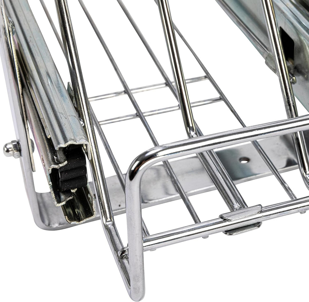 Household Essentials Glidez Multipurpose Chrome-Plated Steel Pull-Out/Slide-O...