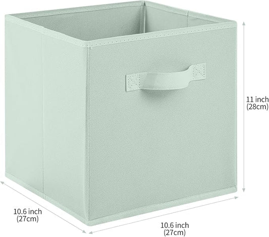 Stero Fabric Storage Bins 6 Pack Fun Colored Durable Storage Cubes - Image 2