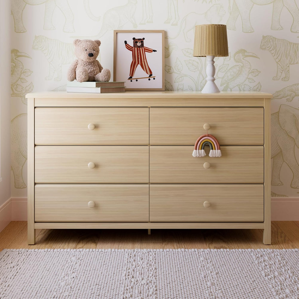 Storkcraft Alpine 6-Drawer Dresser, Driftwood