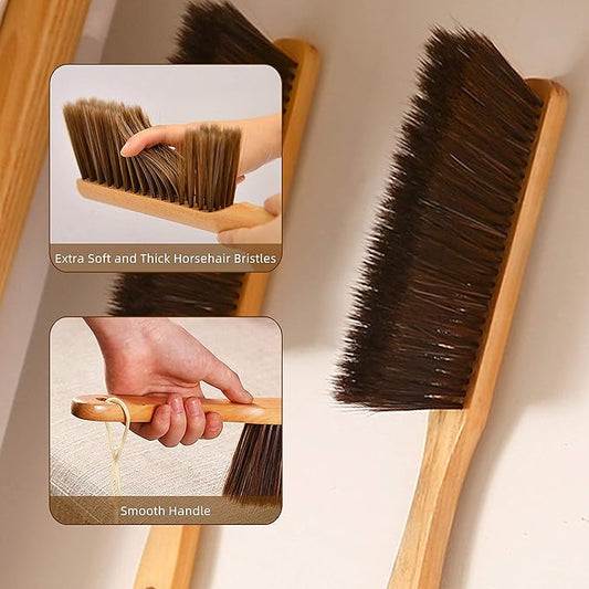 Hand Broom, Dust Brush, Horse Hair Brush - Image 2
