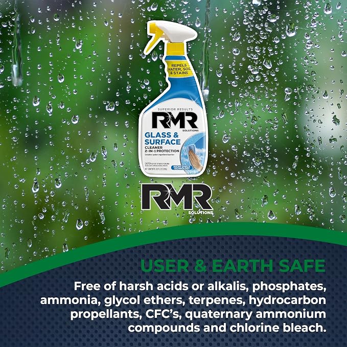 RMR Shower Spray, 2-in-1 Glass and Surface Cleaner Plus Repellent, Streak-Free - Image 9