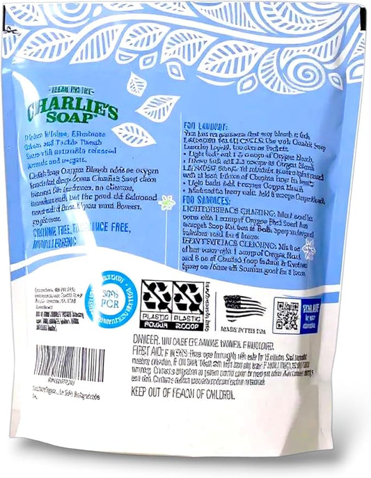 Charlie’s Soap Oxygen Bleach Powder – Chlorine-Free Laundry Whitener & Stain - Image 2