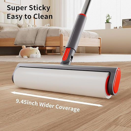 Large Lint Rollers for Pet Hair, Extra Sticky 9.45'' Giant Lint Roller - Image 2
