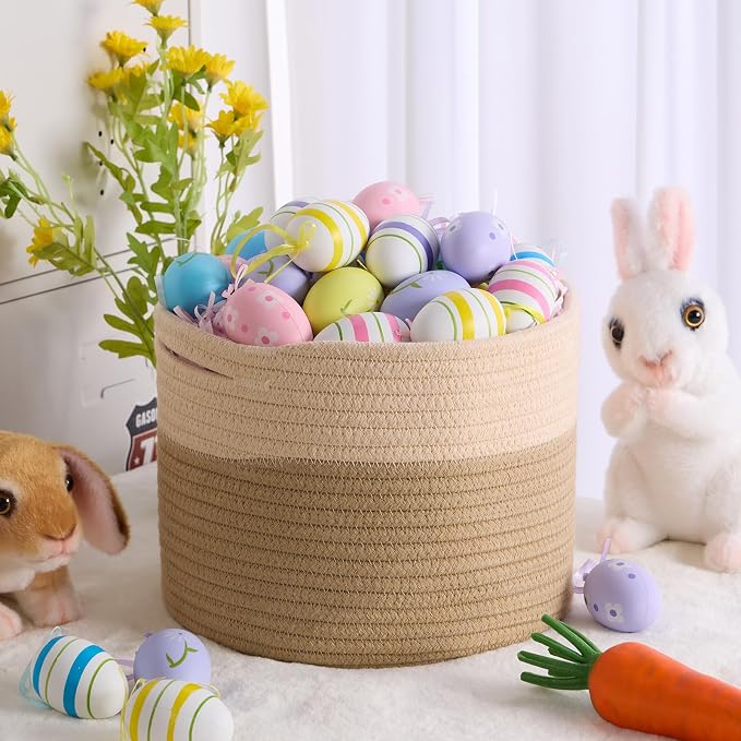 Small Basket for Organizing | Cube Shelf Closet Storage Baskets | 9.7×9.7×7.1” - Image 8