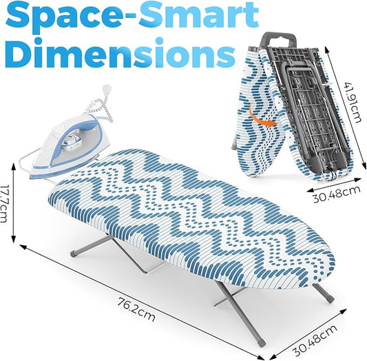 KINGBOARD Tabletop Ironing Board, Small Ironing Boards - Image 2
