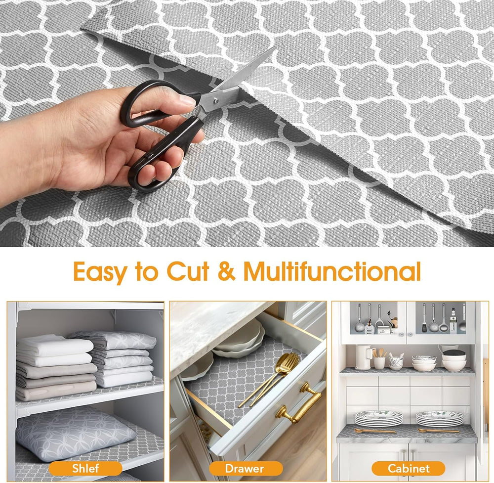 Shelf and Drawer Liner for Kitchen Cabinet Non-Adhesive Non Slip