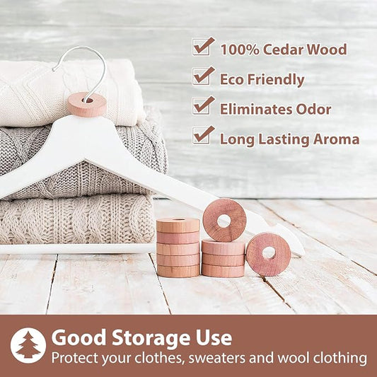 Pack of 30 Cedar Blocks and 16 Lavender Flower Sachets Craft Bag, Drawer - Image 2