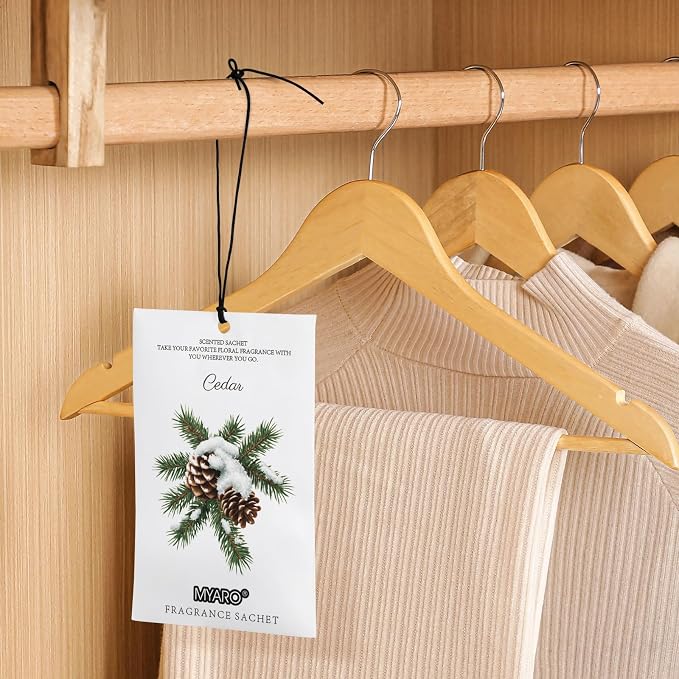 MYARO 12 Packs Cedarwood Scented Sachets - Image 5