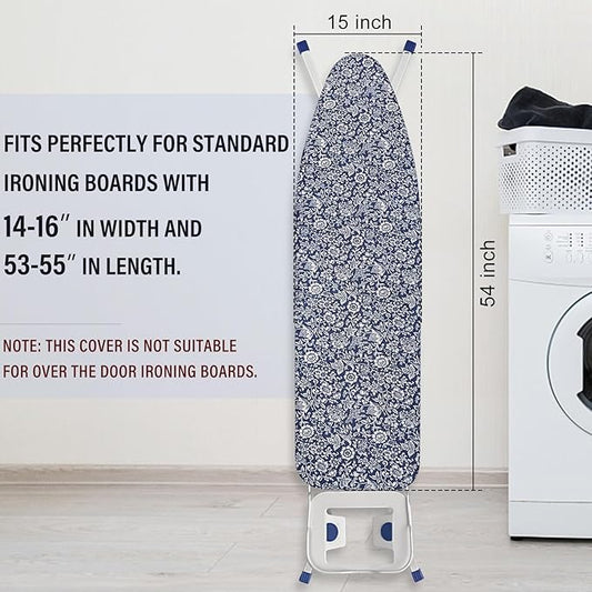Ironing Board Cover and Pad 15x54 Inch Standard Ironing Board Cover - Image 2