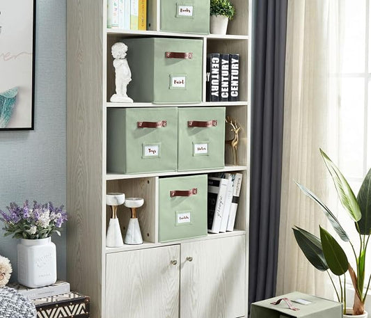 DECOMOMO Storage Cubes, Fabric Organizer Bins - Image 2