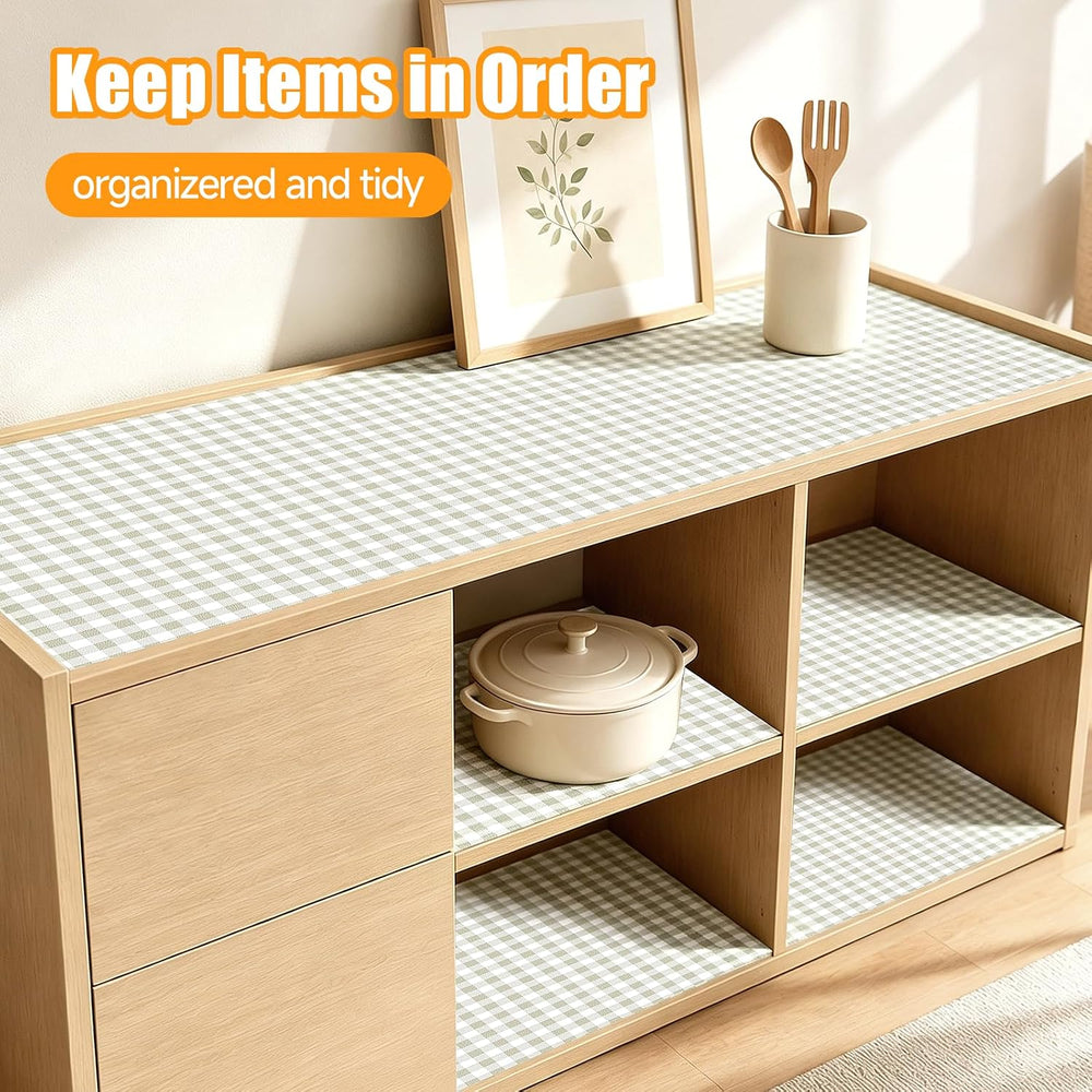 Songrey Non-Adhesive Shelf Liner & Cabinet Liner, 17.5" x 240"