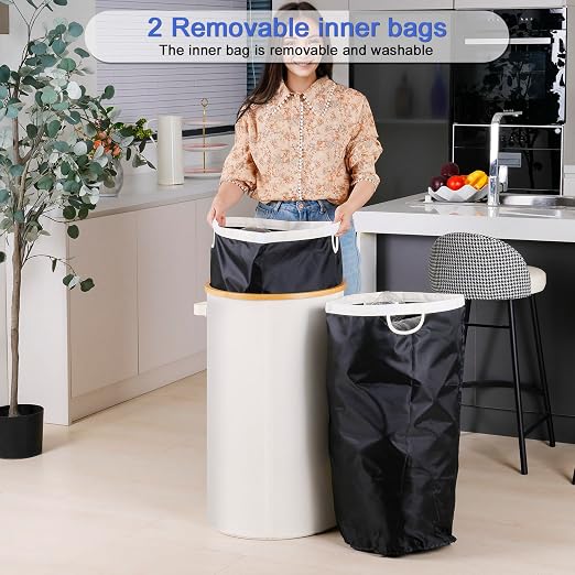 Efluky Recycling Bin 100L, 26 Gallon, Oxford Fabric, 17.32"L x 12.9"W x 11.46"H - Image 7