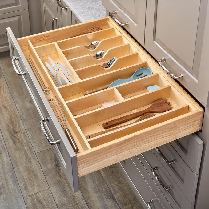 Rev-A-Shelf Trim-to-Fit Silverware Drawer Organizer - Image 9