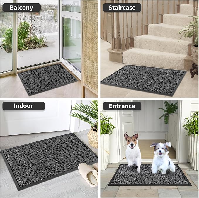 Yimobra Extra Large Door Mat Outside Entrance 60x32, Waterproof Heavy Duty - Image 7