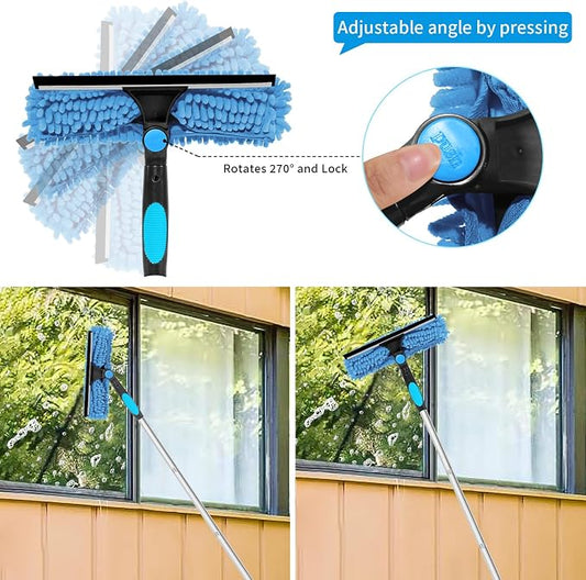 Professional 72'' Window Squeegee Cleaning Washing Tool/Kit - Image 2