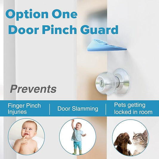 Door Pinch Guard and Stopper, Durable Silicone Finger Pinch Guard, Prevents - Image 2