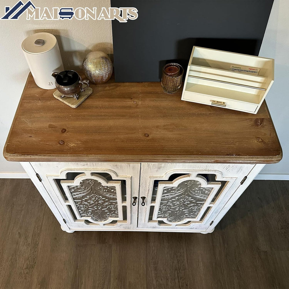 MAISON ARTS Accent Cabinet with Doors, Entryway Storage Buffet Cabinets