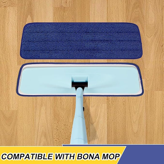 16.5 Inch Reusable Mop Pads Microfiber Spray Mop Replacement Heads - Image 2