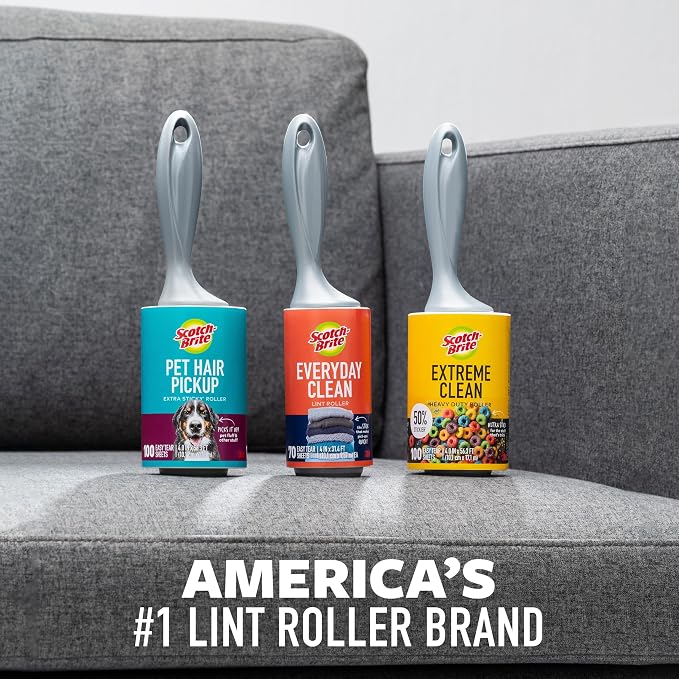 Scotch-Brite™ Everyday Clean Lint Roller Combo Pack 836RS-95-5pka, 1 pack per - Image 7