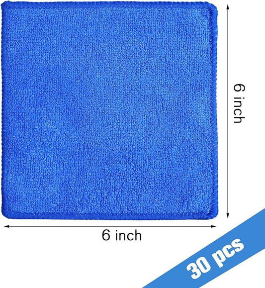 Tanlade Microfiber Cleaning Cloth 6"x6" Cleaning Rags Reasonable Kitchen Towels - Image 2