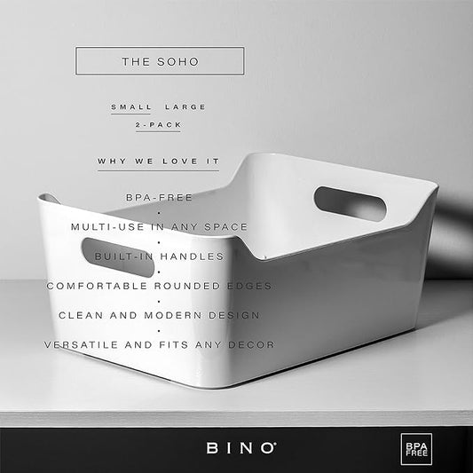 BINO | Plastic Storage Bins, Large - Image 2