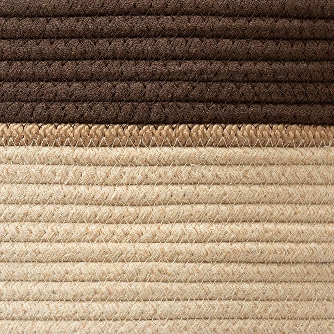 LA JOLIE MUSE Woven Basket Rope Storage Baskets - Image 6