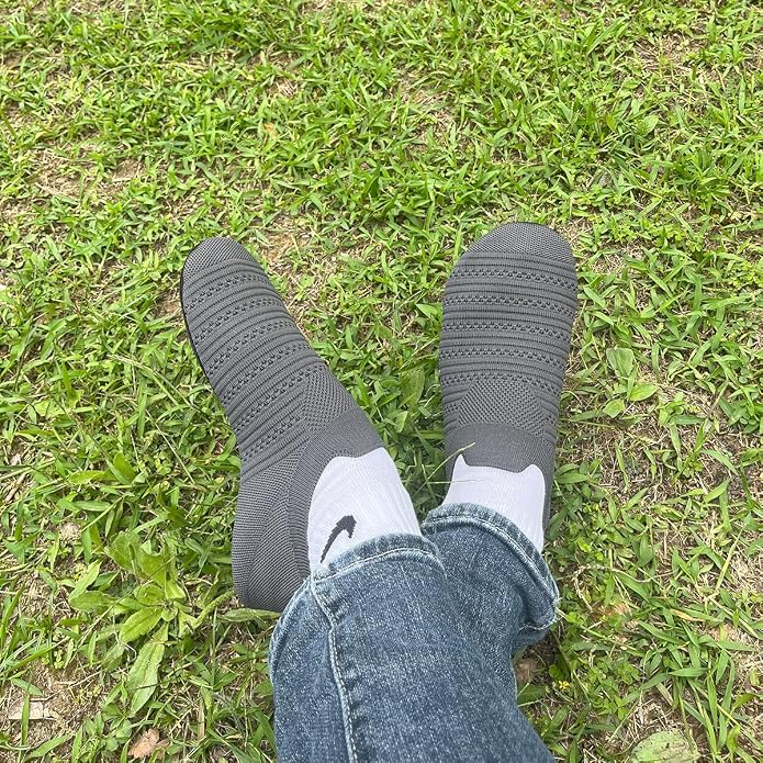 Adult Indoor House Slippers Socks Lightweight Non Slip Grip House Home Shoes - Image 6