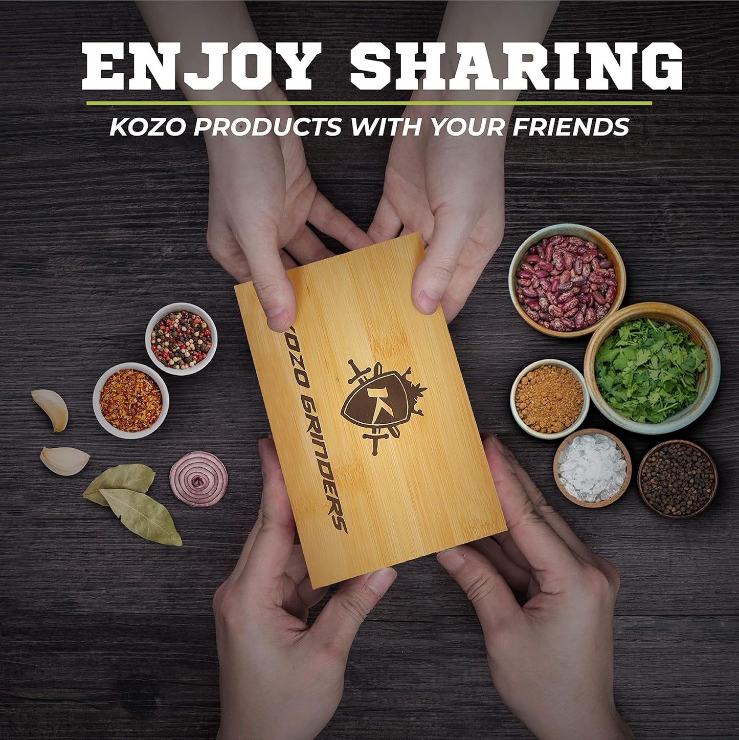 KOZO Rack Premium Bamboo Box (Modern)