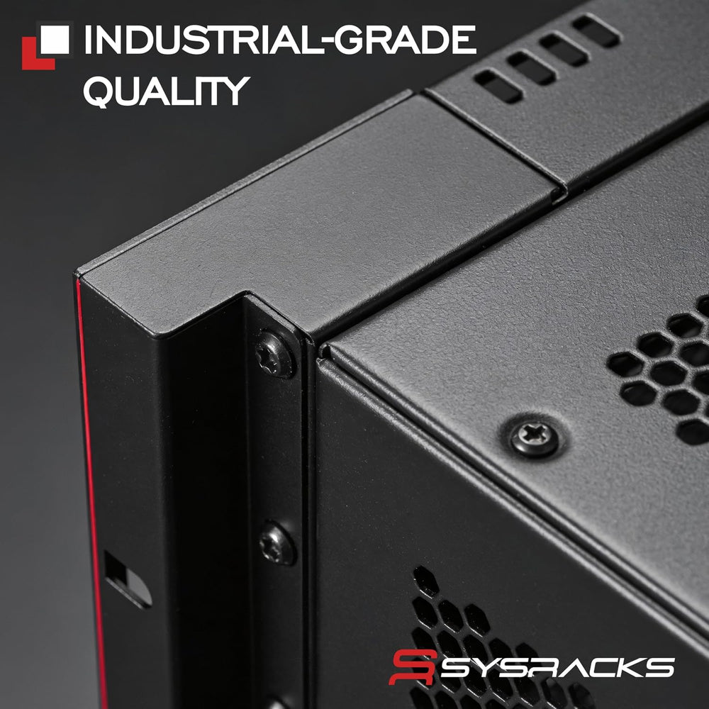 Sysracks 42U Server Rack Cabinet, 19” Floor Standing Enclosed Network Cabinet...