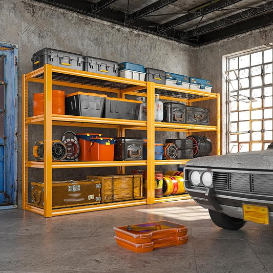 REIBII 40" W Garage Shelving 2240 LBS Storage Shelves Adjustable Heavy Duty - Image 2